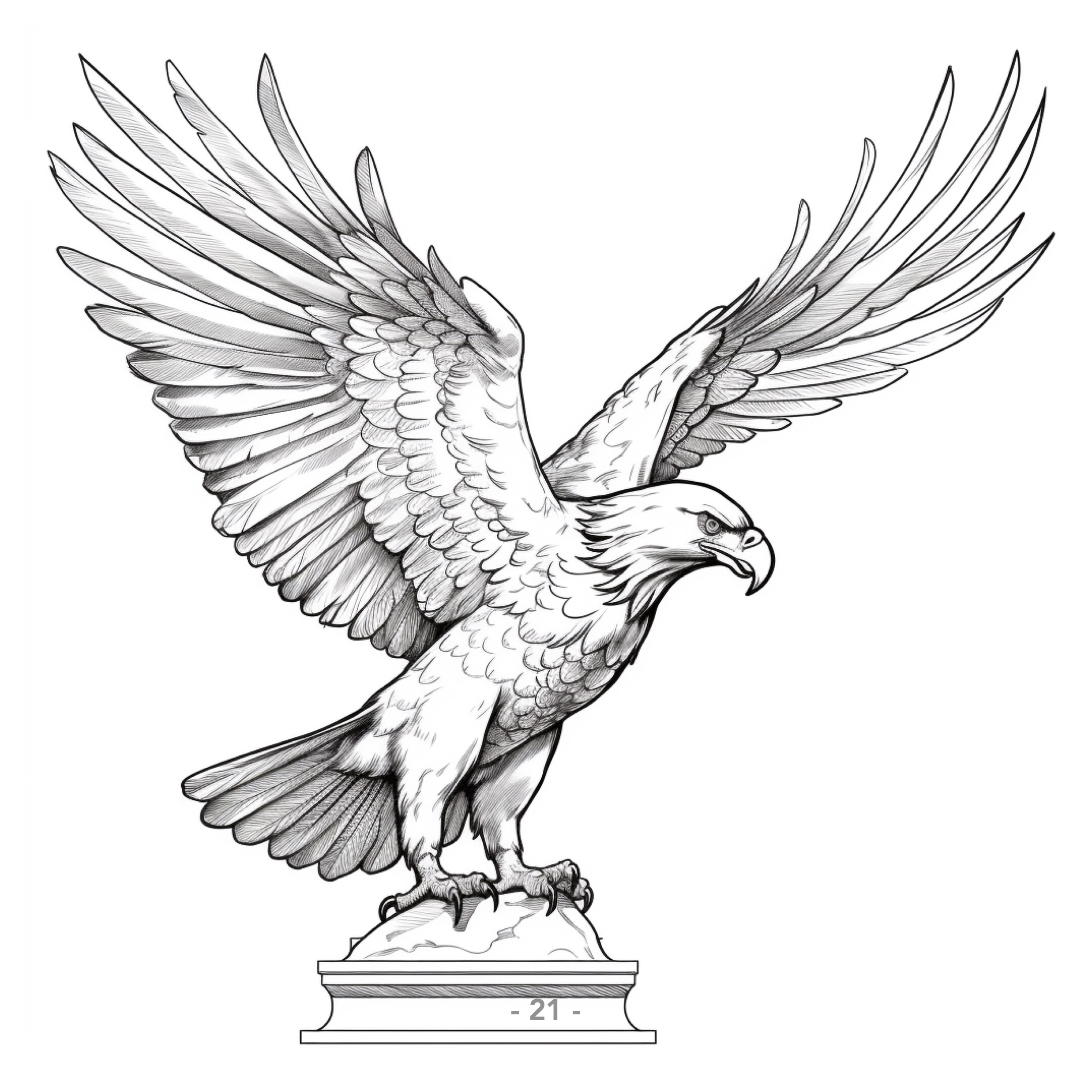 eagle sculpture
